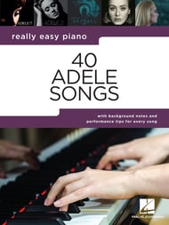 Really Easy Piano: 40 Adele Songs piano sheet music cover Thumbnail